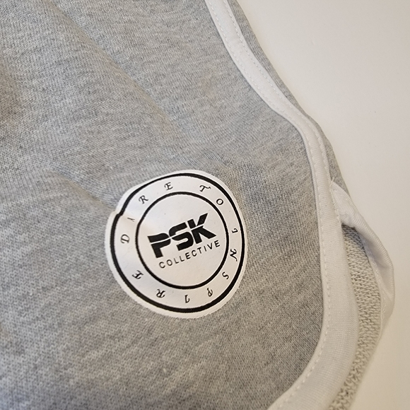 PSK COLLECTIVE Dolphin-Hem Shorts Curved Hem Varsity Plus Size 3X NWT! - Picture 13 of 14